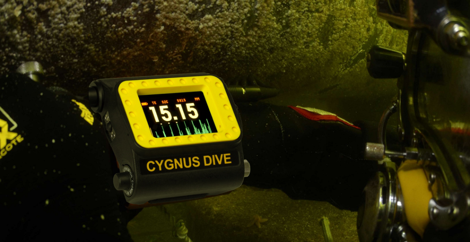 cygnus dive underwater thickness gauging application image
