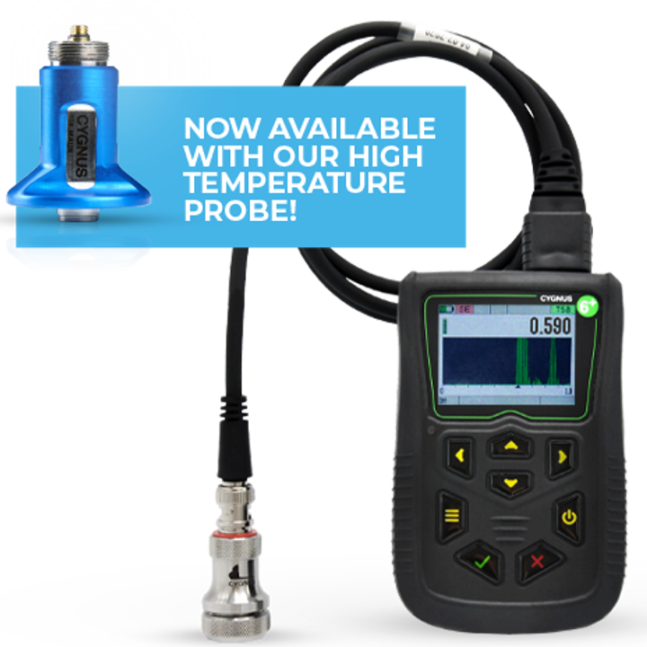 High Temperature Probe 400ºC for Ultrasonic Thickness Gauge Meter Tester 